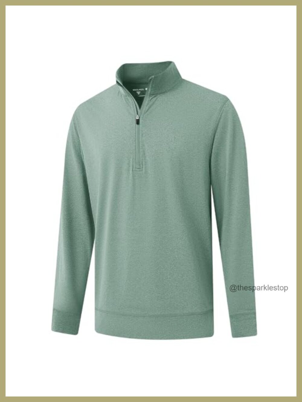 Men's Quarter Zip Pullover Moisture Wicking Golf Midlayer Sweatshirt